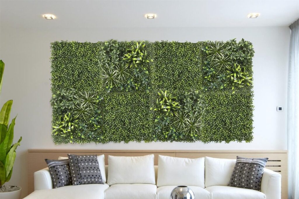 Le Mur Végétal Artificiel MAJORELLE : La Nature Réinventée pour Votre Intérieur
