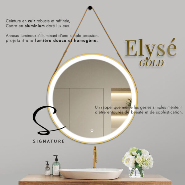Miroir LED Elégance - ELYSE