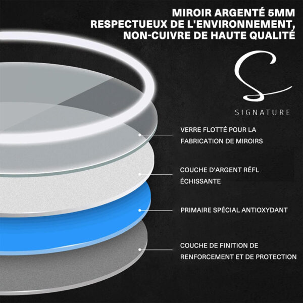 Miroir LED Elégance - ELYSE – Image 3