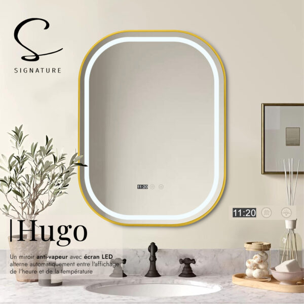 Miroir LED Elégance - HUGO