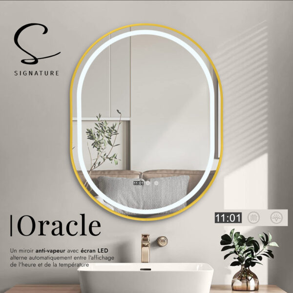 Miroir LED Elégance - ORACLE
