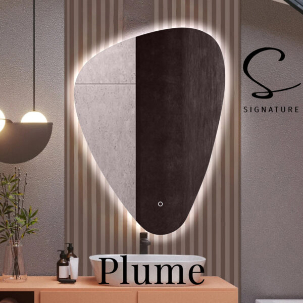 Miroir LED Laurent - PLUME