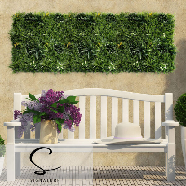 MAJORELLE 50x50 cm - Mur Végétal Artificiel Premium